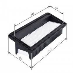 HAVA FİLTRESİ I-10 09= 1.2 BENZİNLİ
